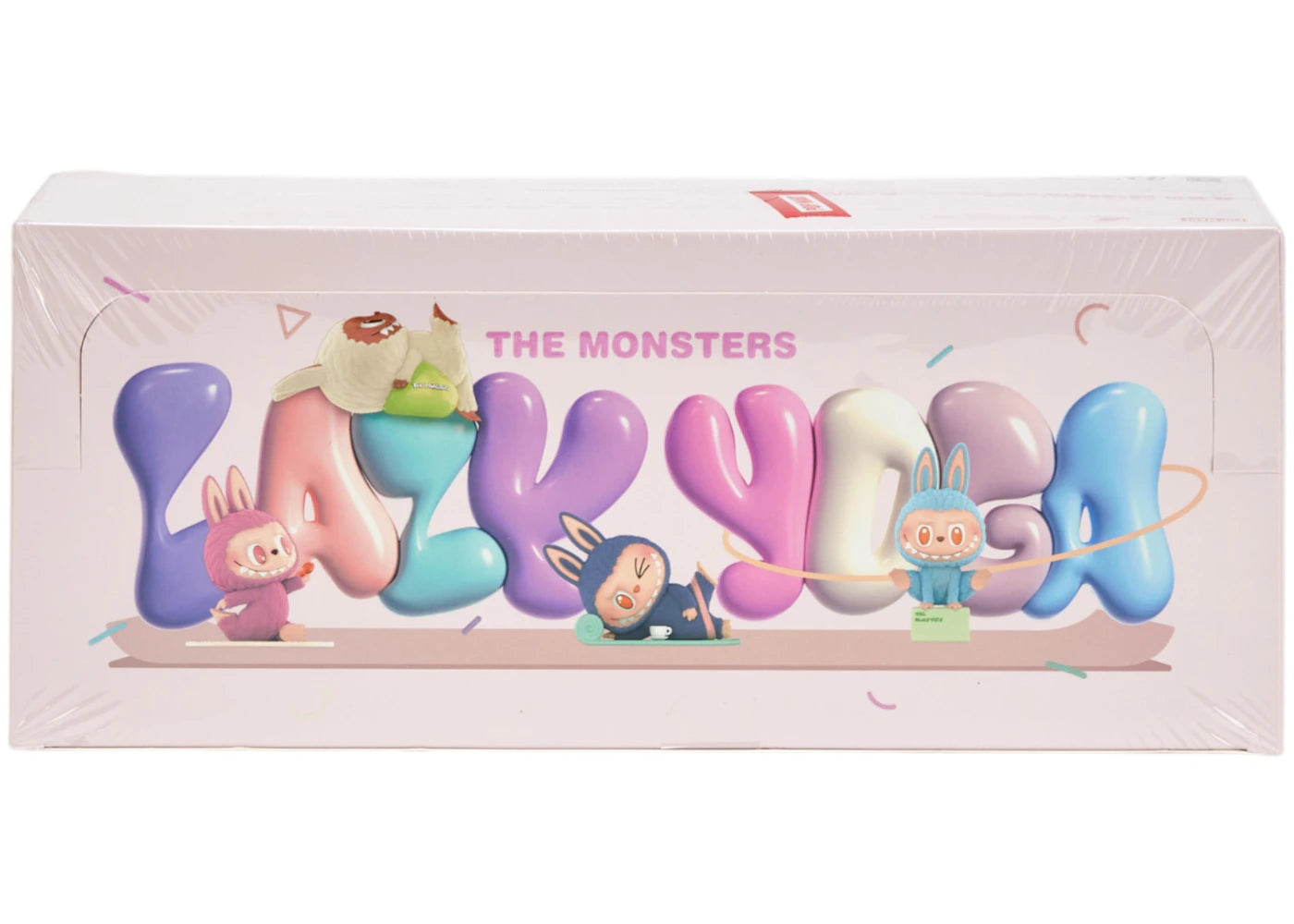 Pop Mart Labubu The Monsters Lazy Yoga Series Figures Sealed Case (10 Blind Box)-