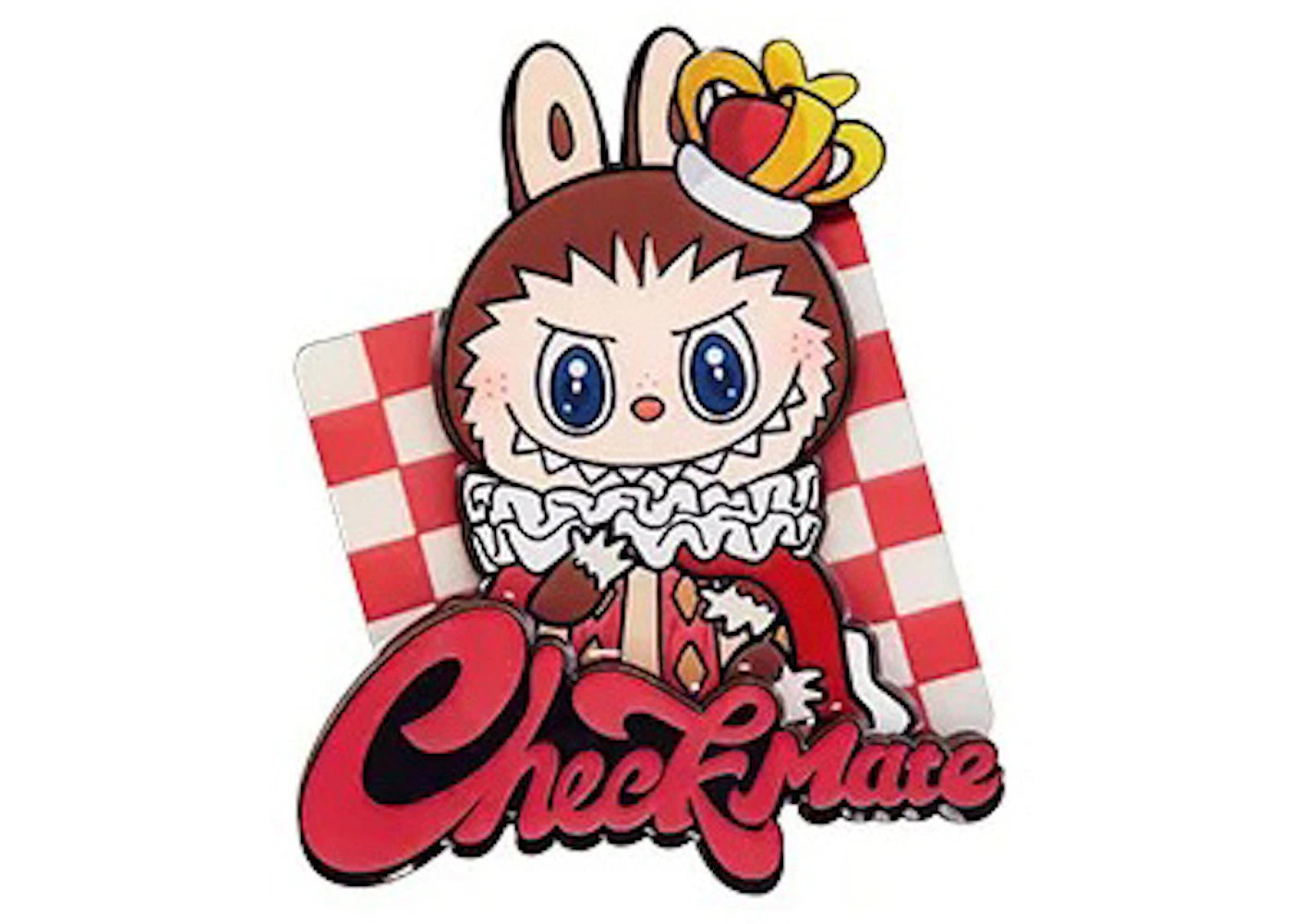 Pop Mart Labubu The Monsters Let's Checkmate Series King Fridge Magnet-