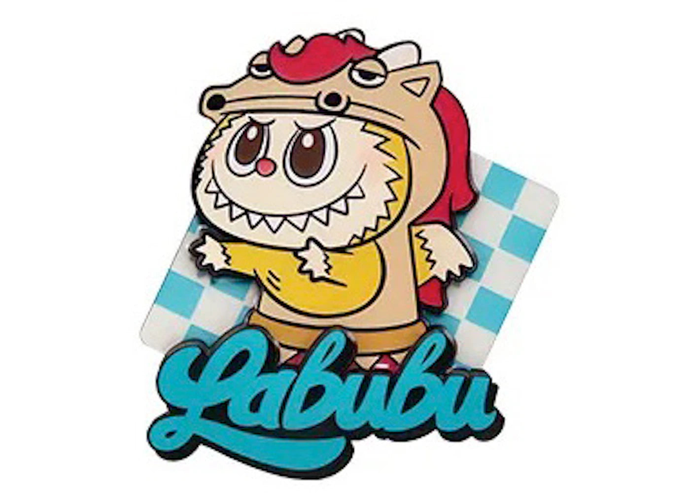 Pop Mart Labubu The Monsters Let's Checkmate Series Knight Fridge Magnet-