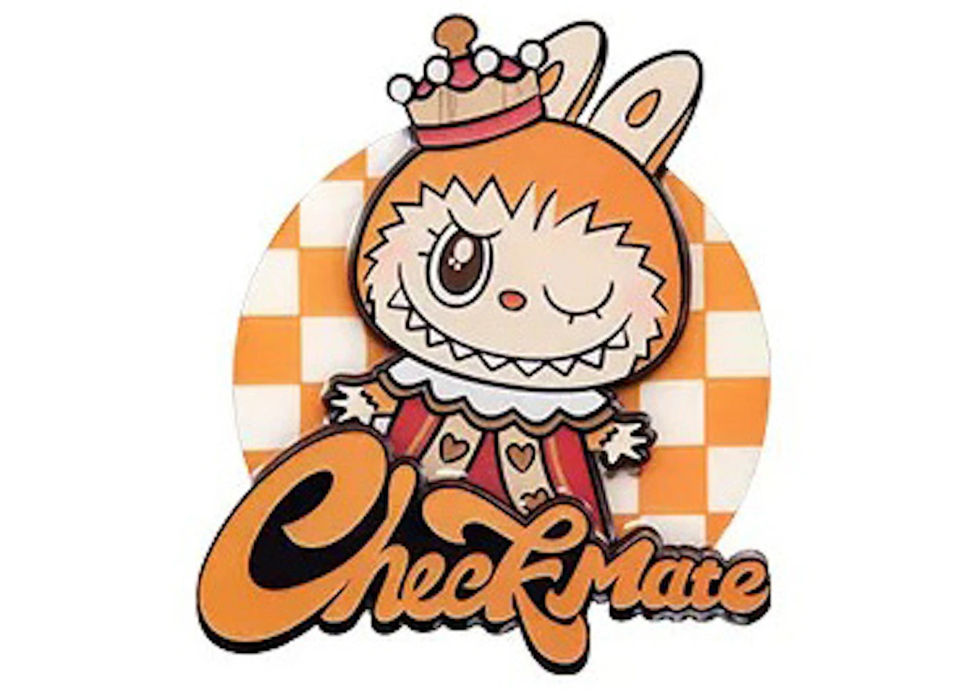 Pop Mart Labubu The Monsters Let's Checkmate Series Queen Fridge Magnet-