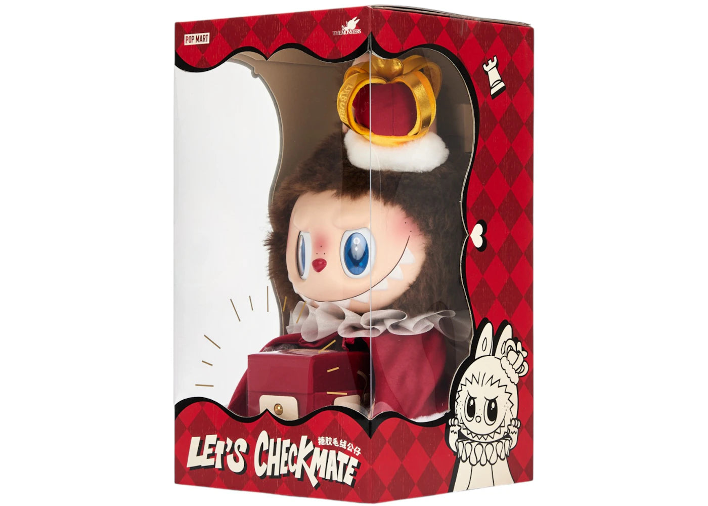 Pop Mart Labubu The Monsters Let's Checkmate Series Vinyl Plush Doll - main view