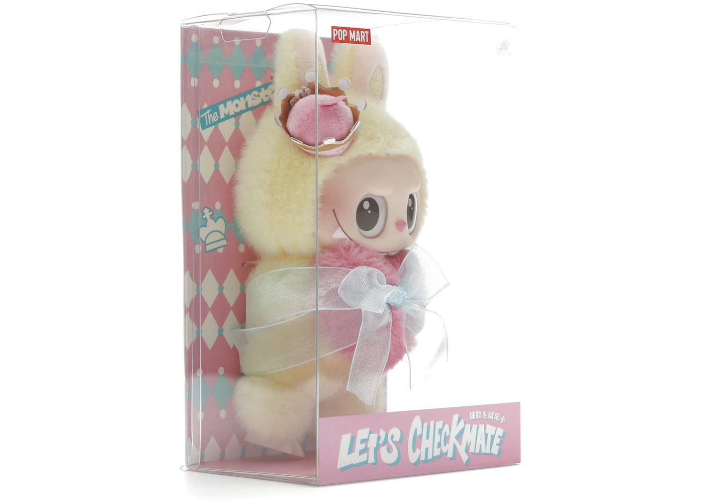 Pop Mart Labubu The Monsters Let's Checkmate Series Vinyl Plush Hanging Card-