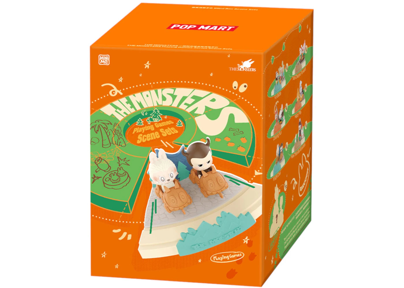 Pop Mart Labubu The Monsters Playing Games Series Scene Sets Single Blind Box-