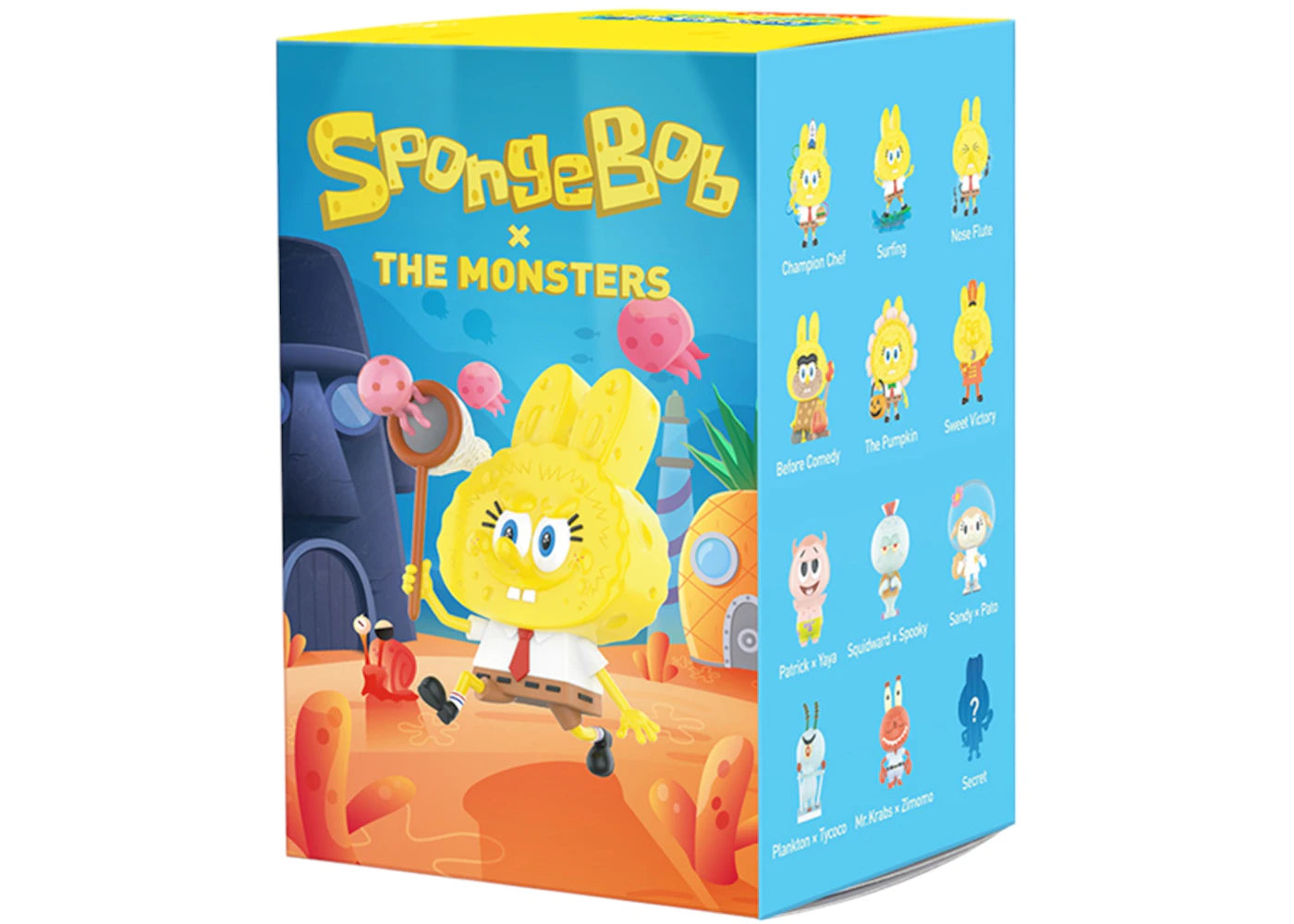 Pop Mart Labubu The Monsters Spongebob Series Figure Single Blind Box-
