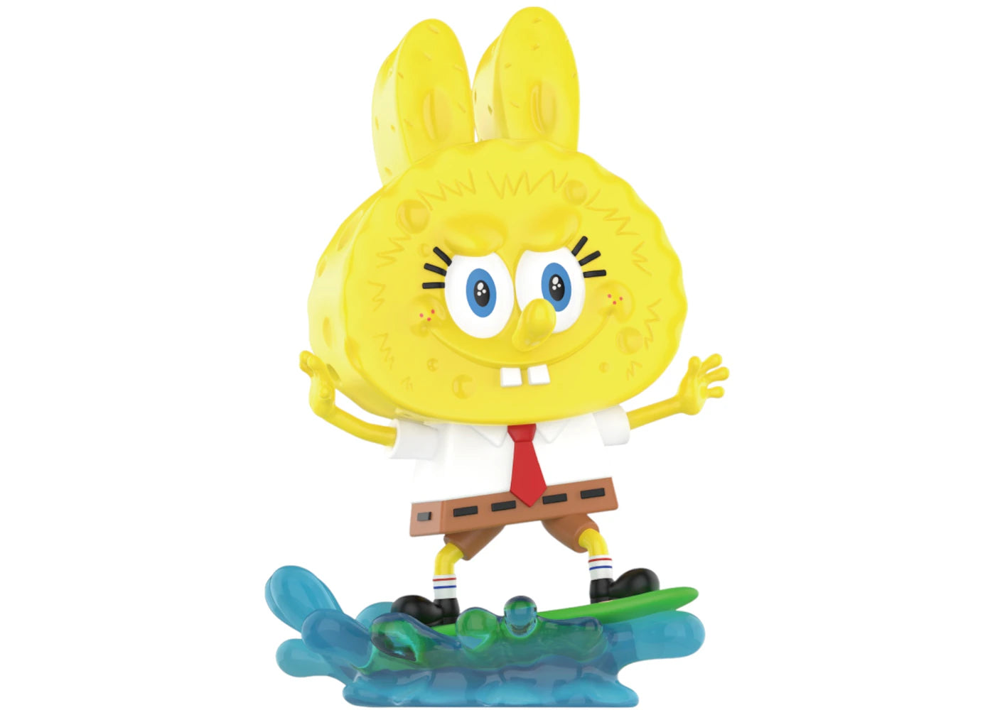 Pop Mart Labubu The Monsters Spongebob Series Surfing Figure-