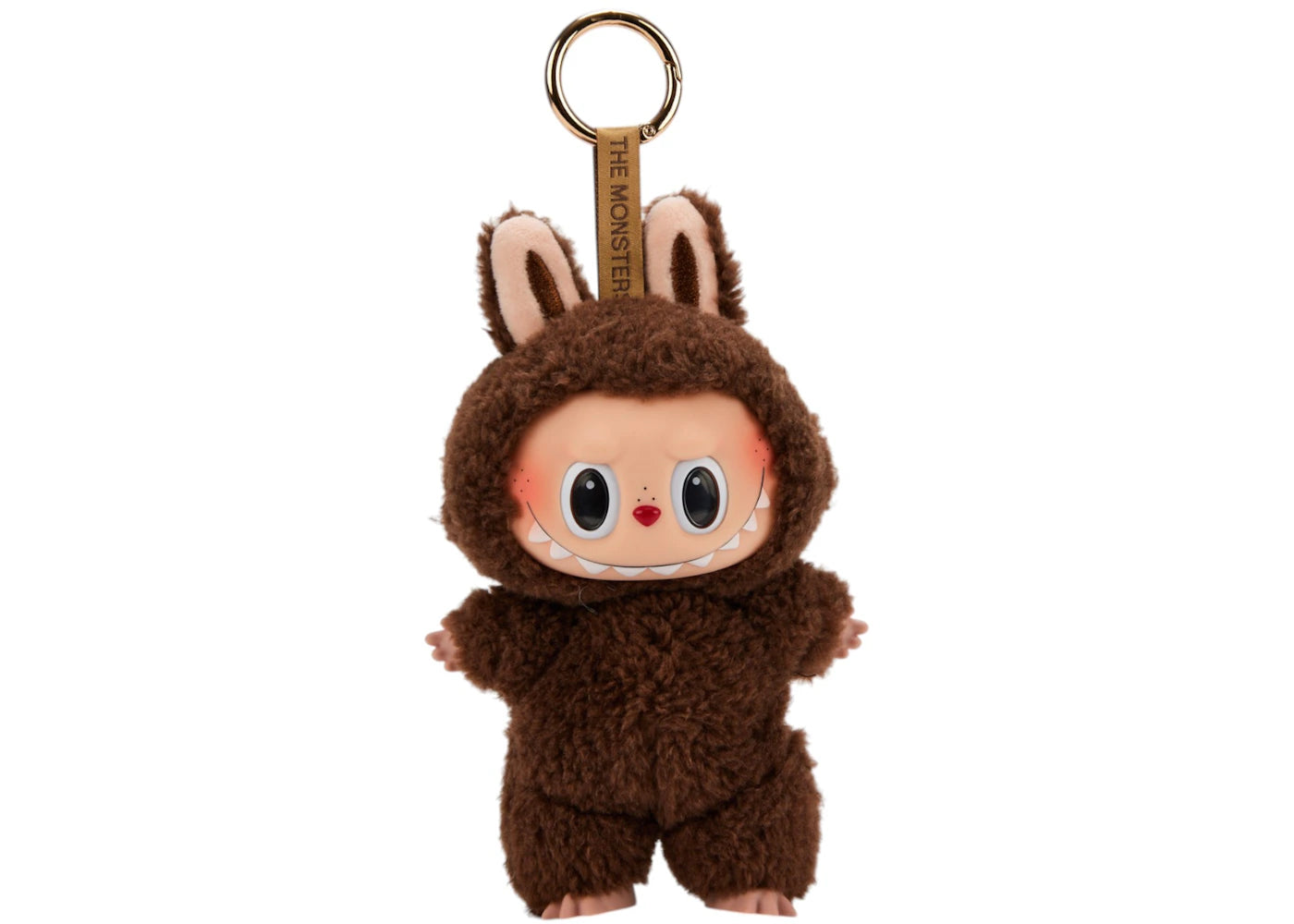 Pop Mart Labubu The Monsters Exciting Macaron Chestnut Cocoa Vinyl Plush Pendant - main view
