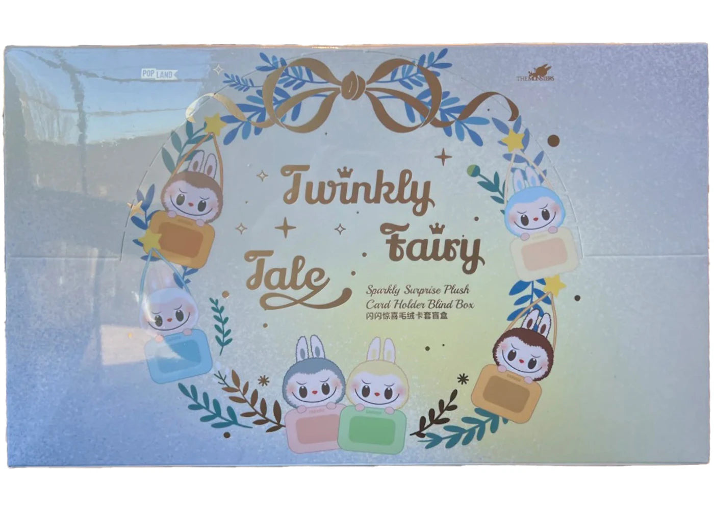 Pop Mart Labubu The Monsters Twinkly Fairy Tale Sparkly Surprise Plush Card Holders (Pop Land Exclusive) Sealed Case (6 Blind Box)-