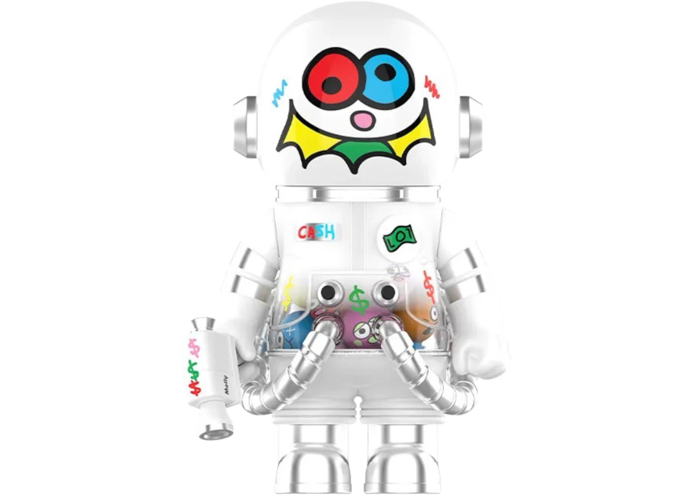 Pop Mart Mega Space Molly 400% Jon Burgerman Space Cadets Series Cash Figure - main view