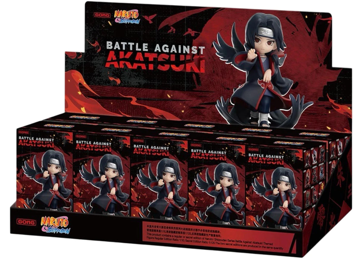 Pop Mart Naruto: Shippuden Series Battle Against Akatsuki Themed Figure Sealed Case - main view