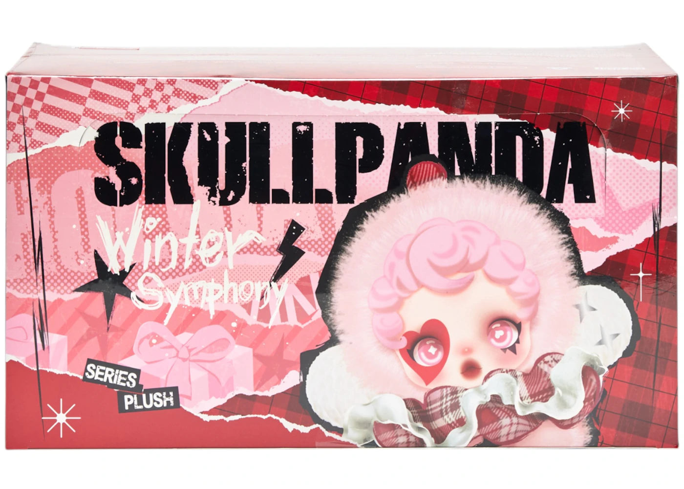 Pop Mart SKULLPANDA Winter Symphony Series Vinyl Face Plush Pendant Sealed Case - main view