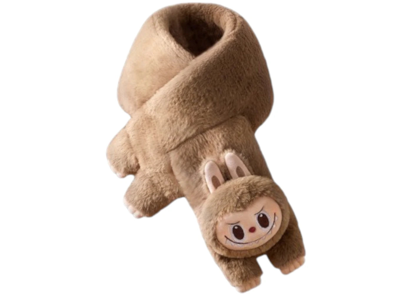 Pop Mart The Monsters Labubu Warm Fluffy Holiday Series Plush Scarf - main view