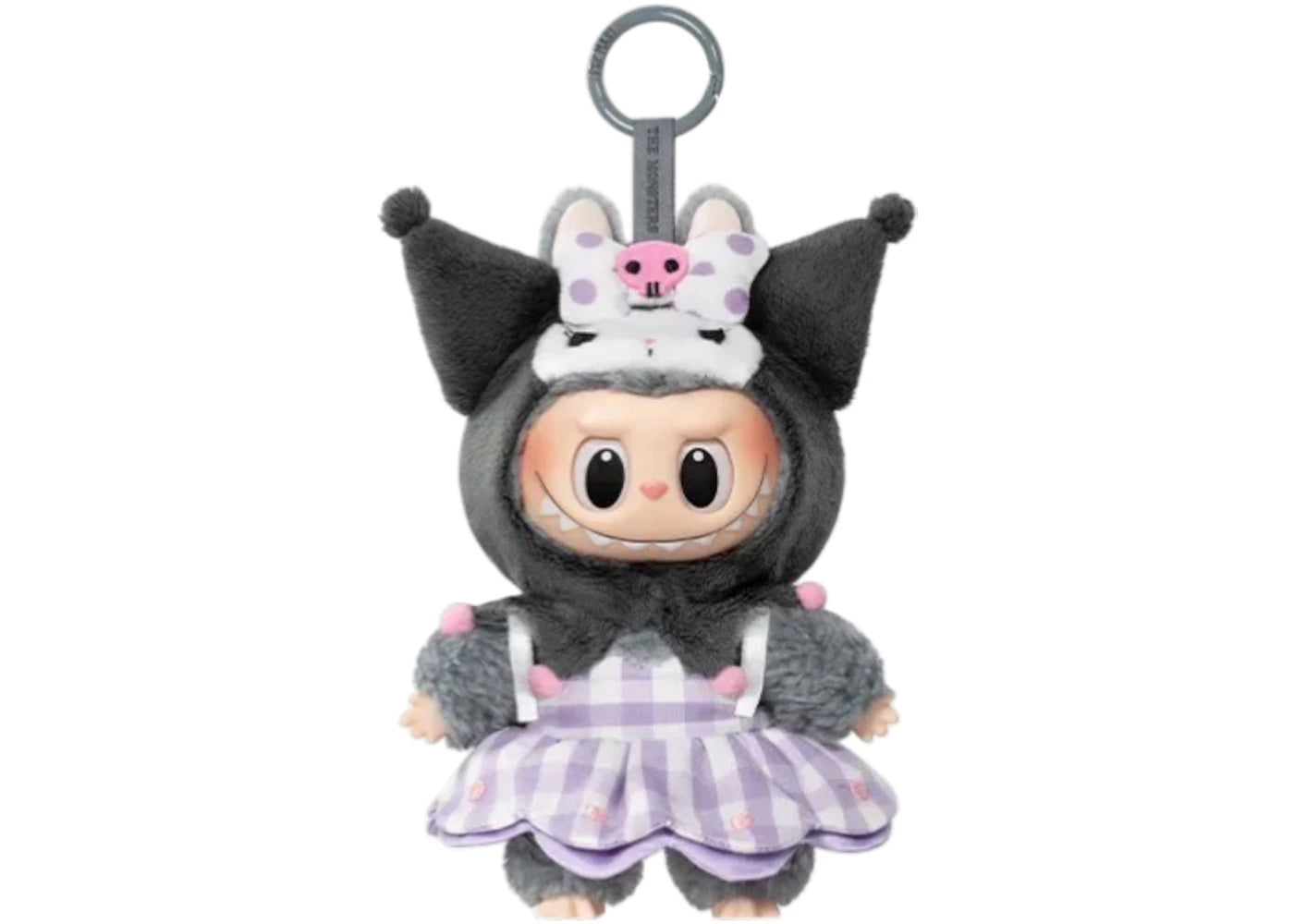 Pop Mart The Monsters Labubu x Hello Kitty and Friends/Sanrio Characters Series Kuromi Vinyl Plush Pendant - main view