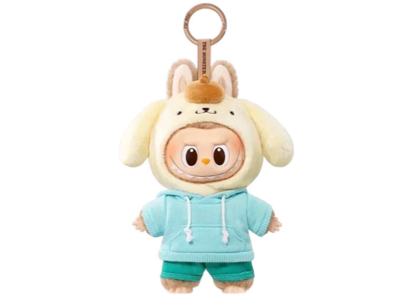 Pop Mart The Monsters Labubu x Hello Kitty and Friends/Sanrio Characters Series Pompompurin Vinyl Plush Pendant - main view