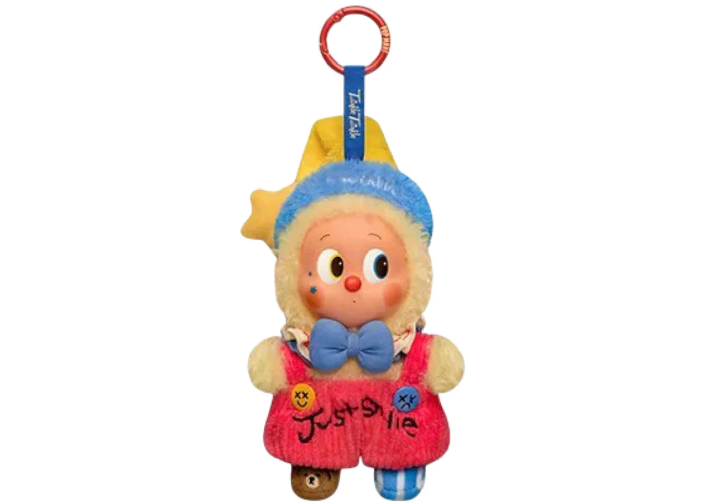Pop Mart WHY SO SERIOUS Series Twinkle Twinkle Rainbow Jelly Bean Vinyl Plush Pendant - main view