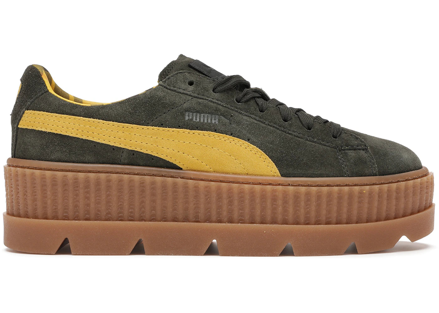 Puma Cleated Creeper-Rihanna Fenty Suede Green (Women's)
