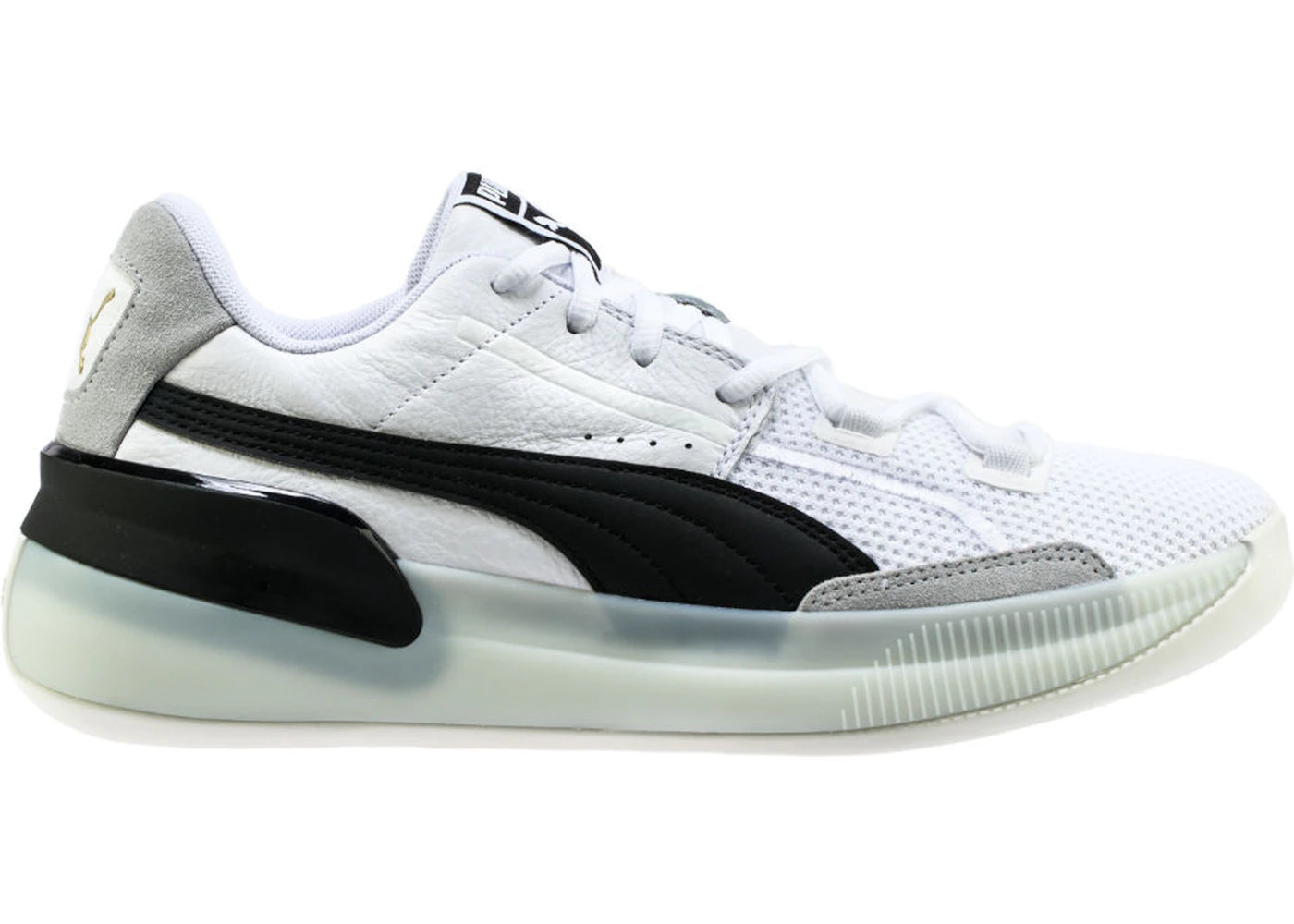 Puma Clyde Hardwood-White Black