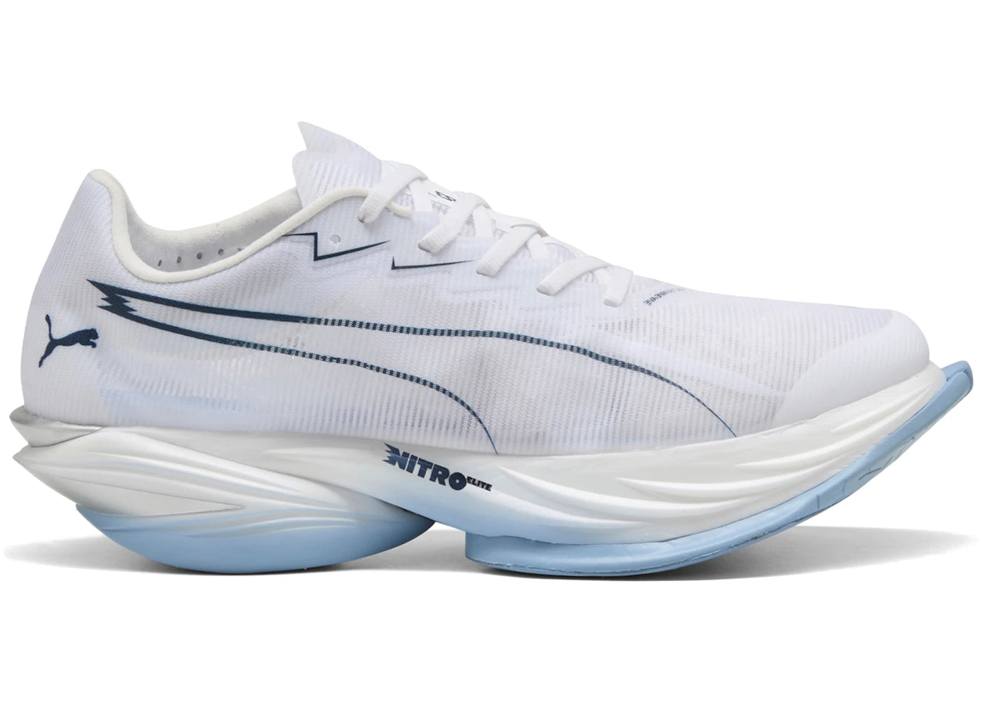 Puma Fast-R Nitro Elite 3 White Chambray Blue