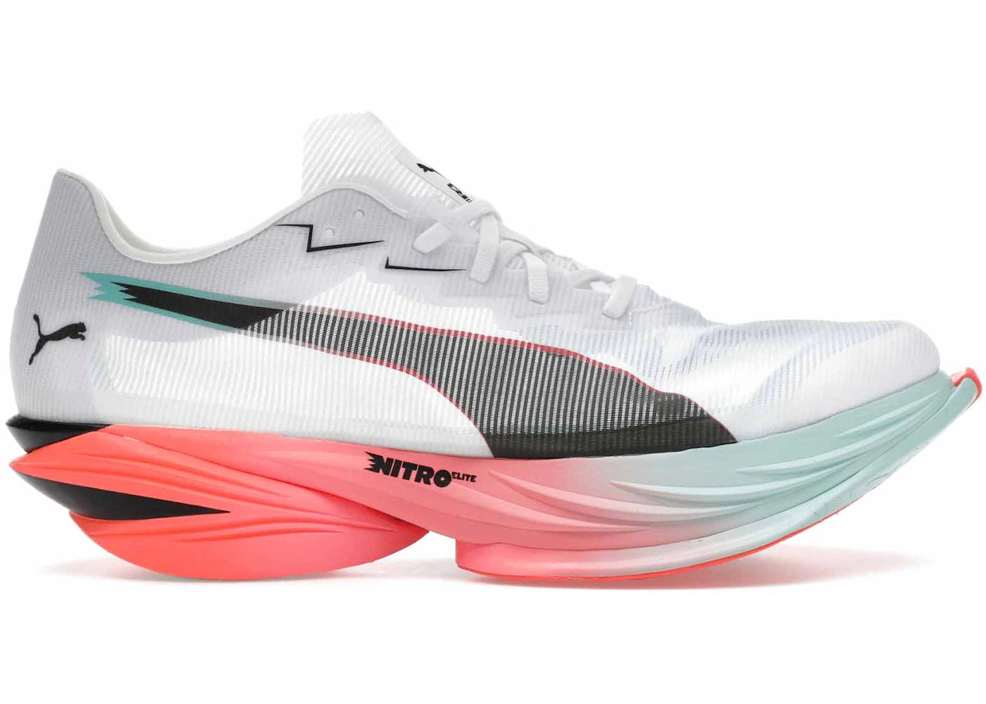 Puma Fast-R Nitro Elite 3-White Glowing Red Mint
