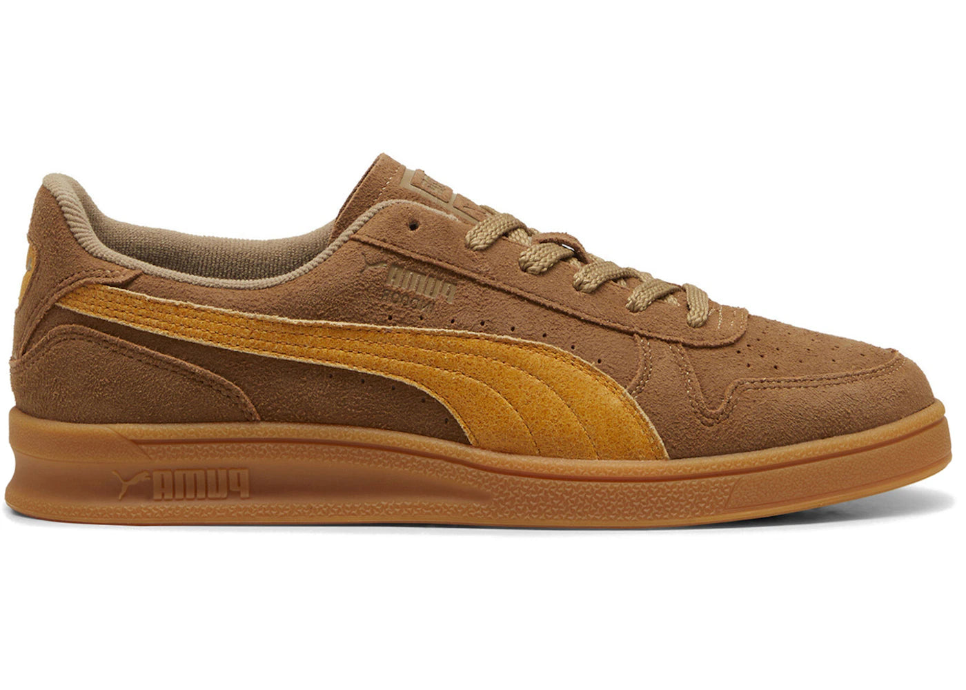 Puma Indoor R Suede-Chocolate Chip Sport Yellow