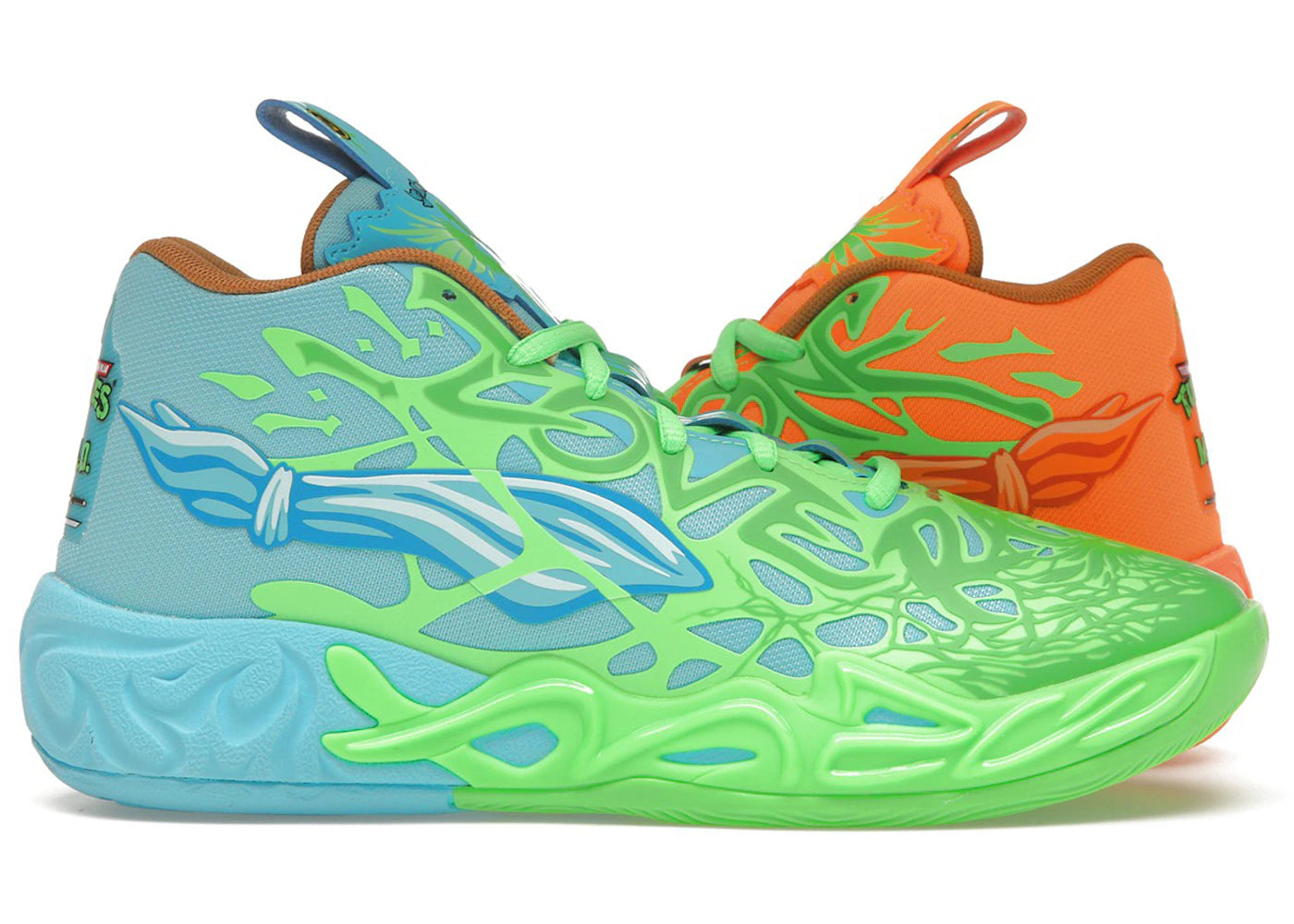 Puma LaMelo Ball MB.04-Teenage Mutant Ninja Turtles Leonardo & Michelangelo (GS)