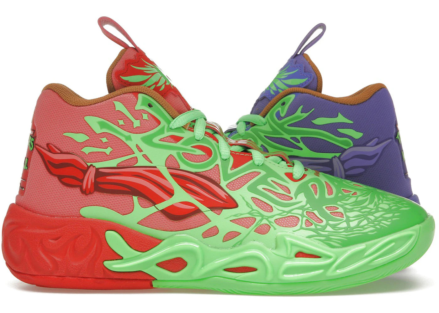 Puma LaMelo Ball MB.04-Teenage Mutant Ninja Turtles Raphael and Donatello (GS)