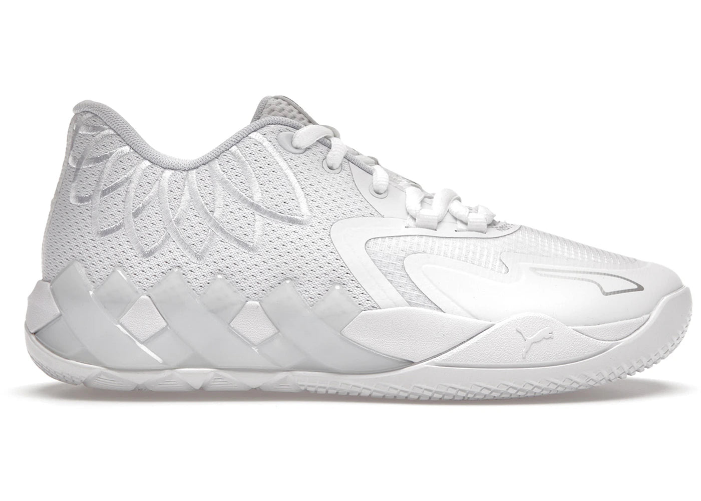 Puma LaMelo Ball MB.01-White Silver (GS)