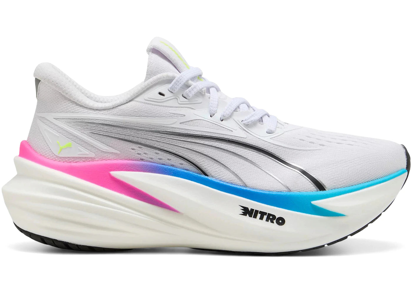 Puma MagMax Nitro 2 White Ultra Blue Poison Pink