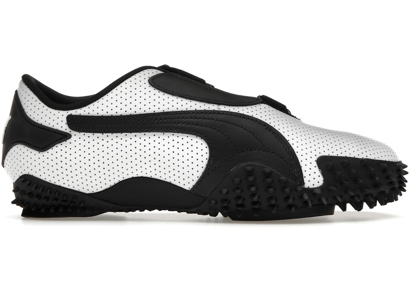 Puma Mostro Perforated Leather-White Black