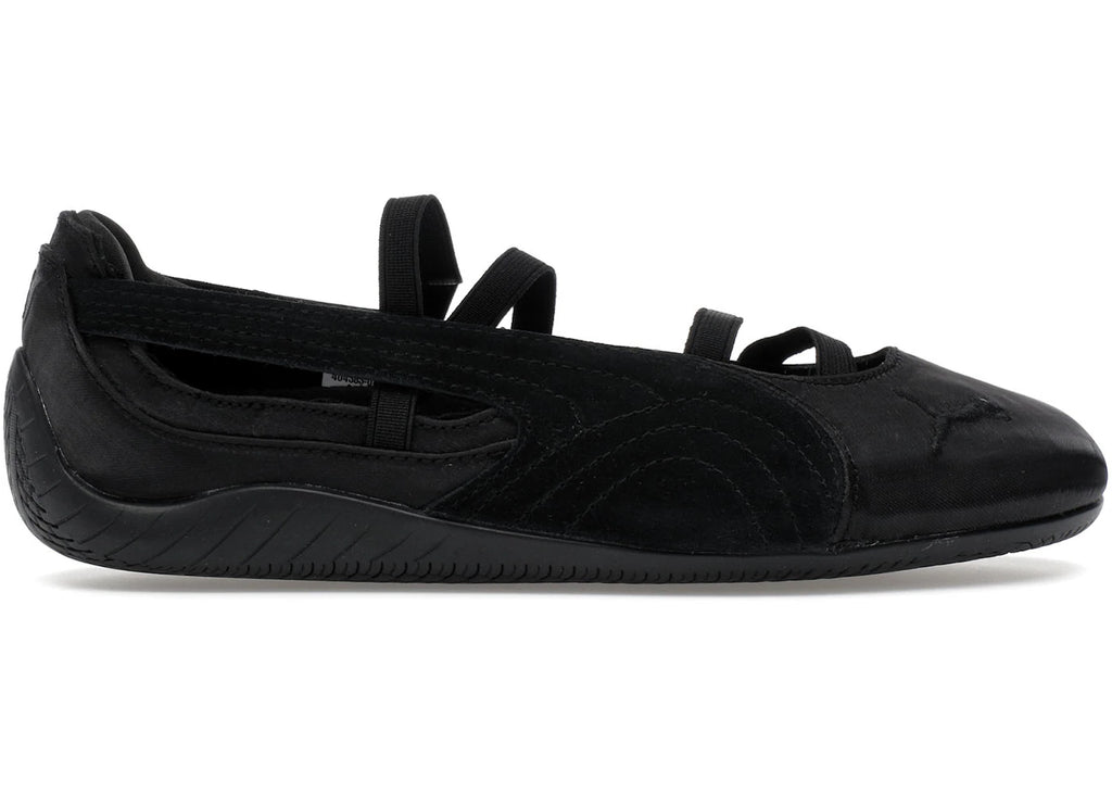 Puma Speedcat Ballet Black Cool Dark Gray Satin - main view