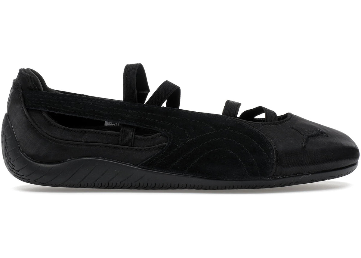 Puma Speedcat Ballet Black Cool Dark Gray Satin - main view