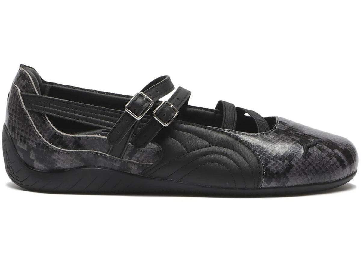 Puma Speedcat Ballet Snakeskin Cool Dark Gray Black - main view