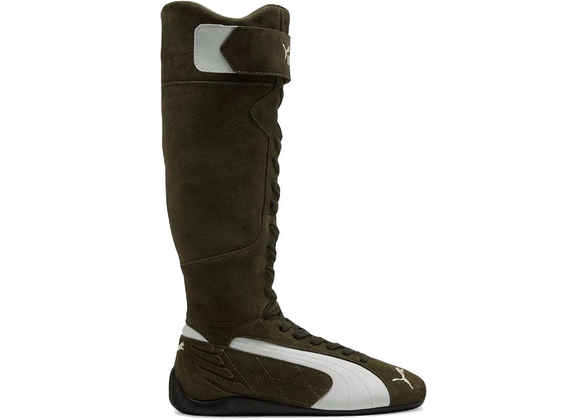 Puma Speedcat Boots Dark Olive Ivory - main view