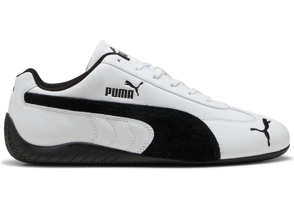 Puma Speedcat Leather White Black Suede Formstrip - main view