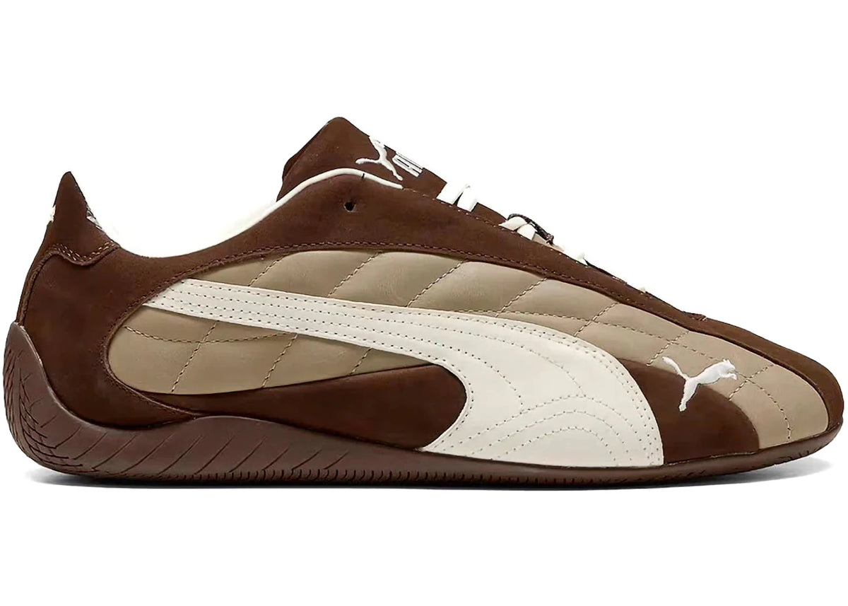 Puma Speedcat Plus Quilted Espresso Brown White - main view
