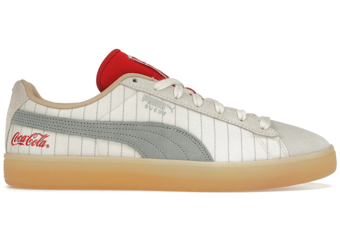 Puma Suede-Coca Cola White