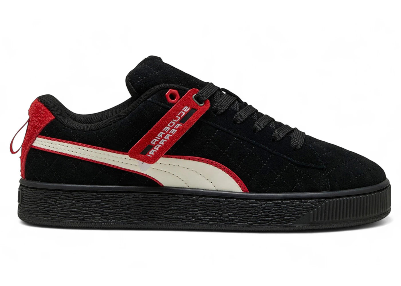 Puma Suede XL Hero-Scuderia Ferrari Noir Blanc Chaud