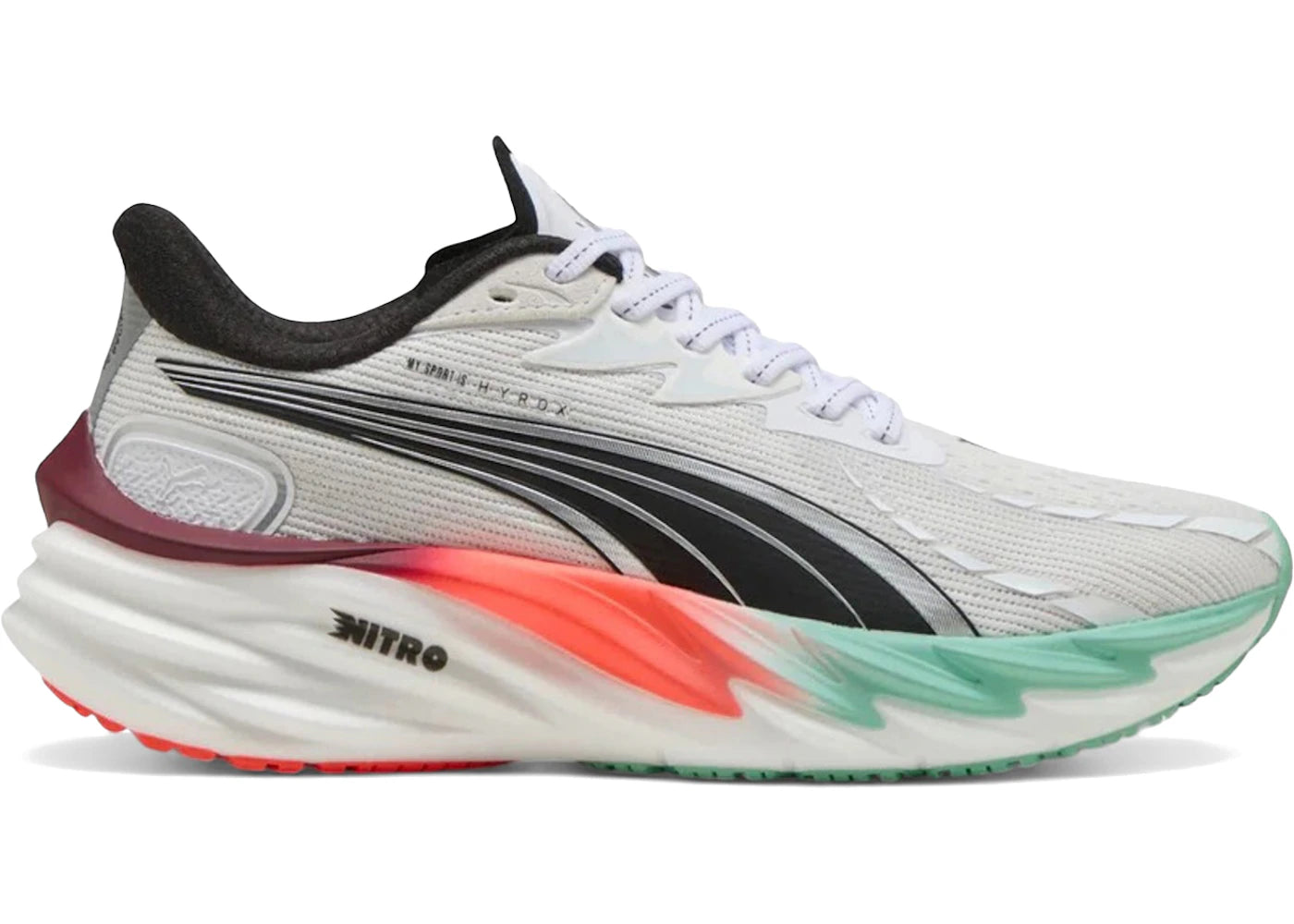 Puma Velocity Nitro 4-Hyrox White Mint Melt Glowing Red (Women's)