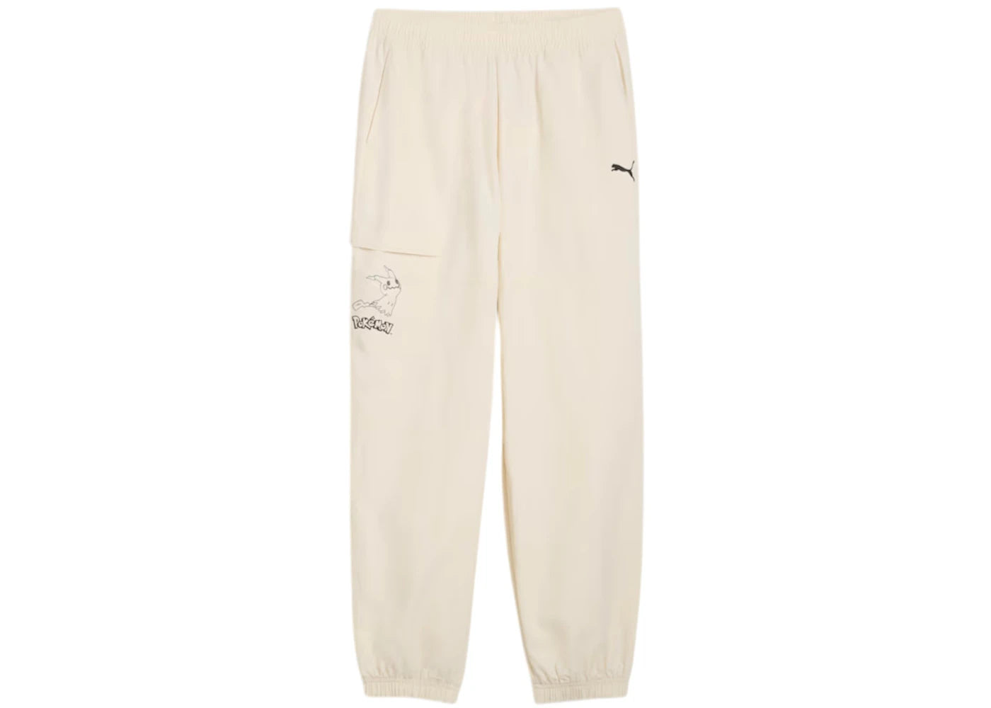 Puma x Pokemon Kids Relaxed Cargo Pants Alpine Snow - main view