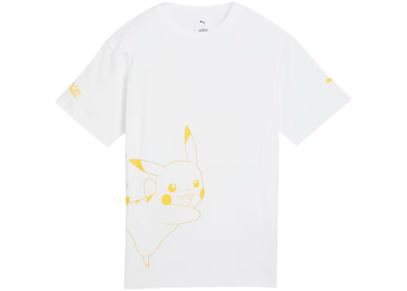Puma x Pokemon Kids Relaxed Graphic Tee Puma White - main view