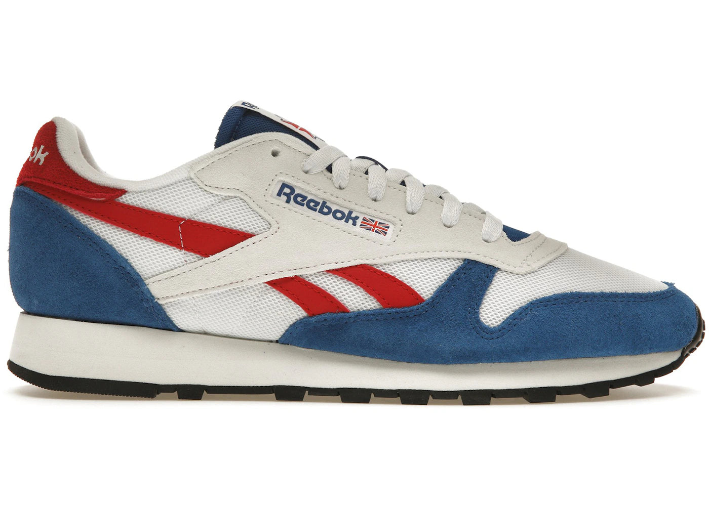Reebok Classic Leather - Personnalisez-la Blanc Vector Rouge Bleu