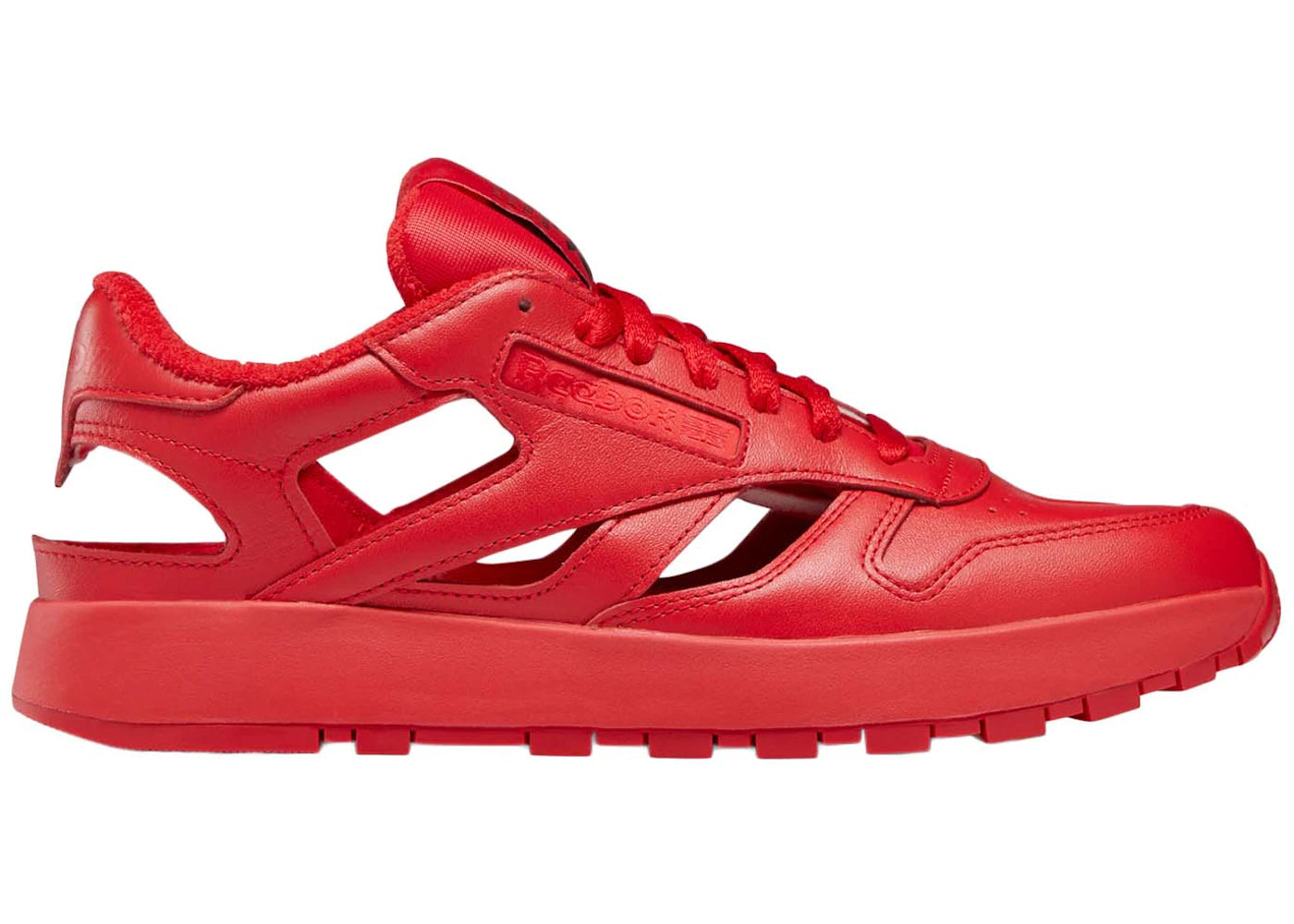 Reebok Classic Leather Tabi Decortique Low-Maison Margiela Red