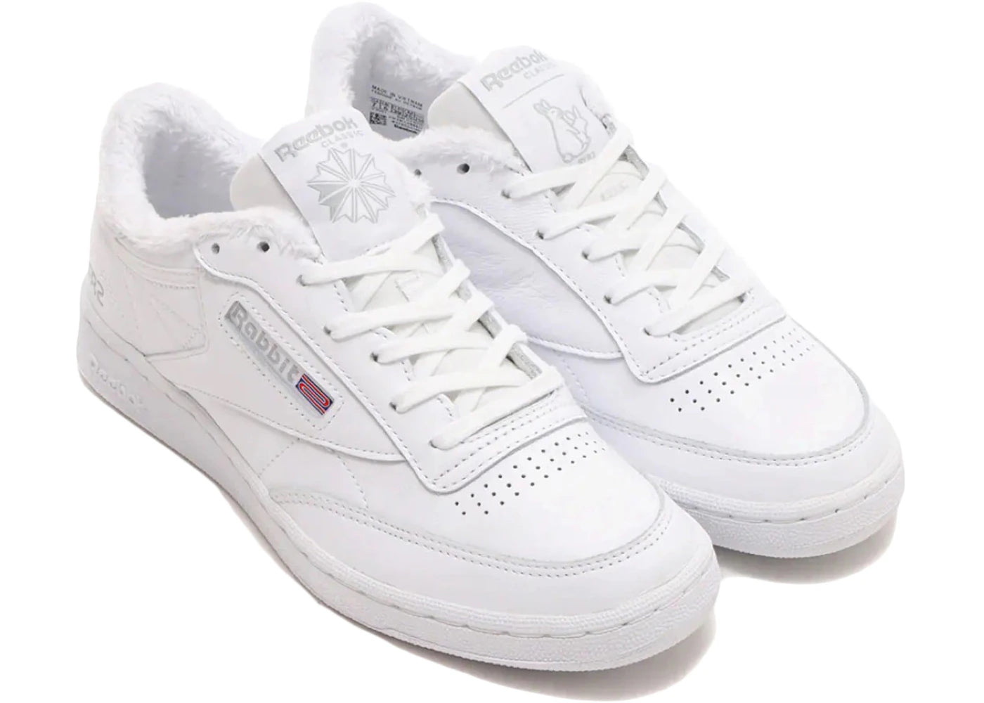 Reebok Club C 85-FR2 x atmos Triple White