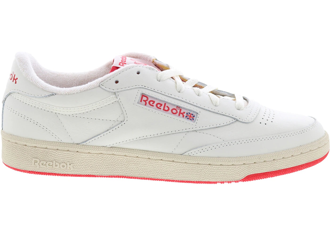 Reebok Club C 85 Vintage Chalk Vector Red Alabaster