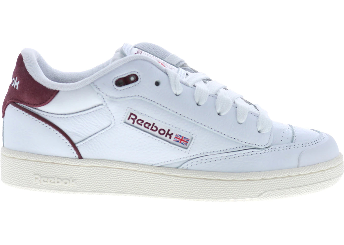 Reebok Club C Bulc-White Classic Burgundy