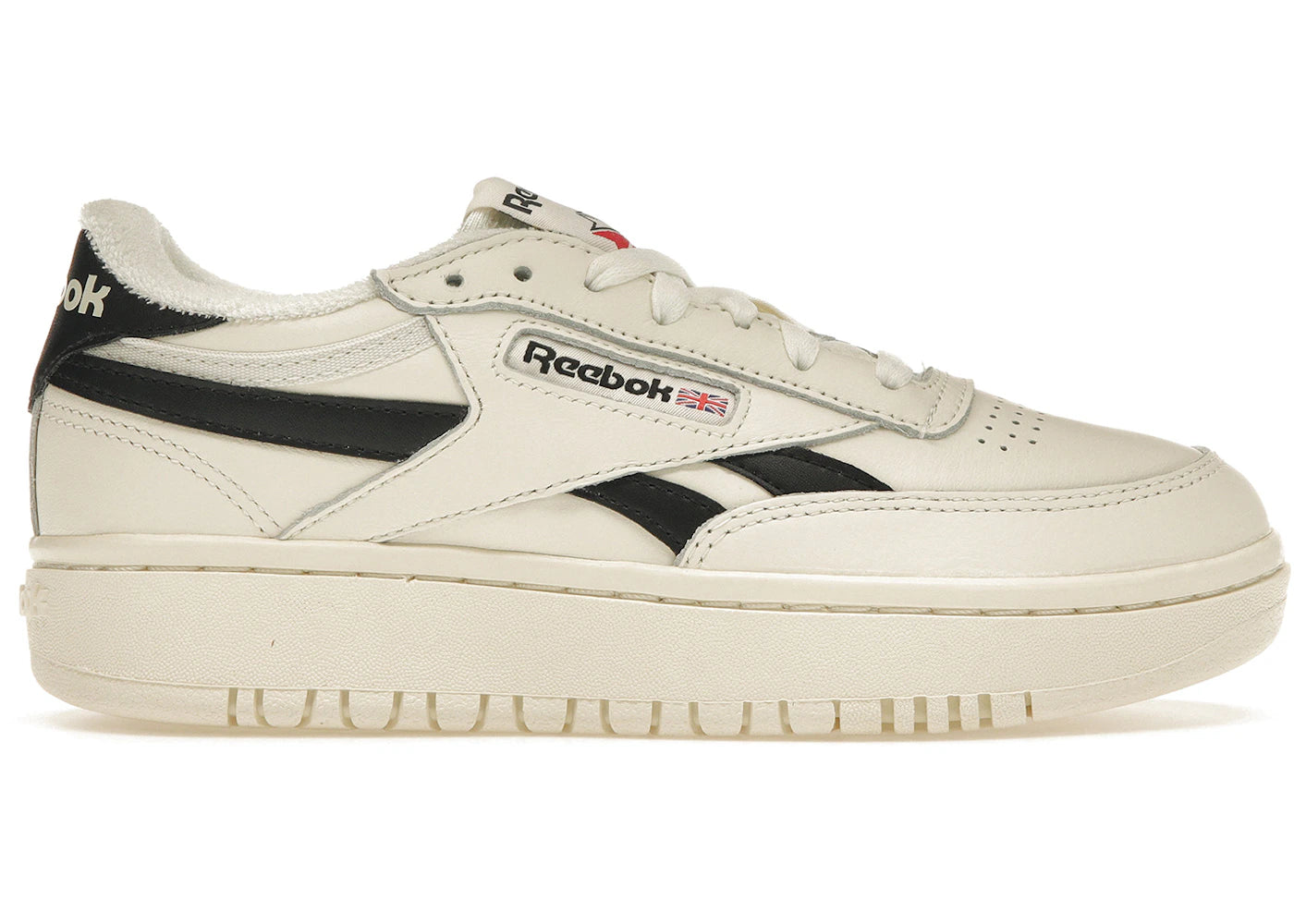 Reebok Club C Double-Chalk Black (Women's)