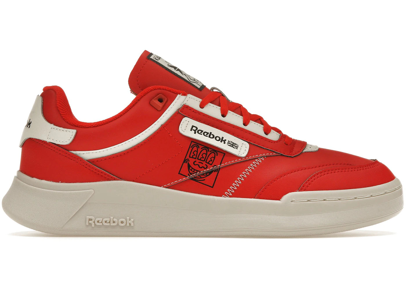 Reebok Club C Legacy-Keith Haring Three-Eyed Smiling Face