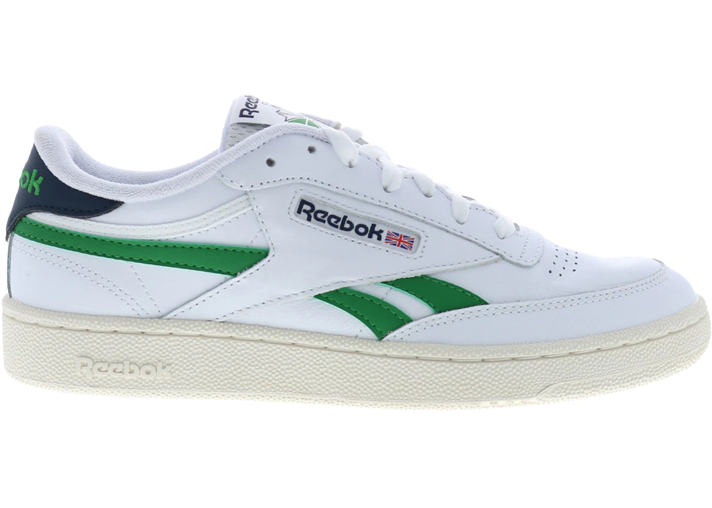 Reebok Club C Revenge-White Green Navy