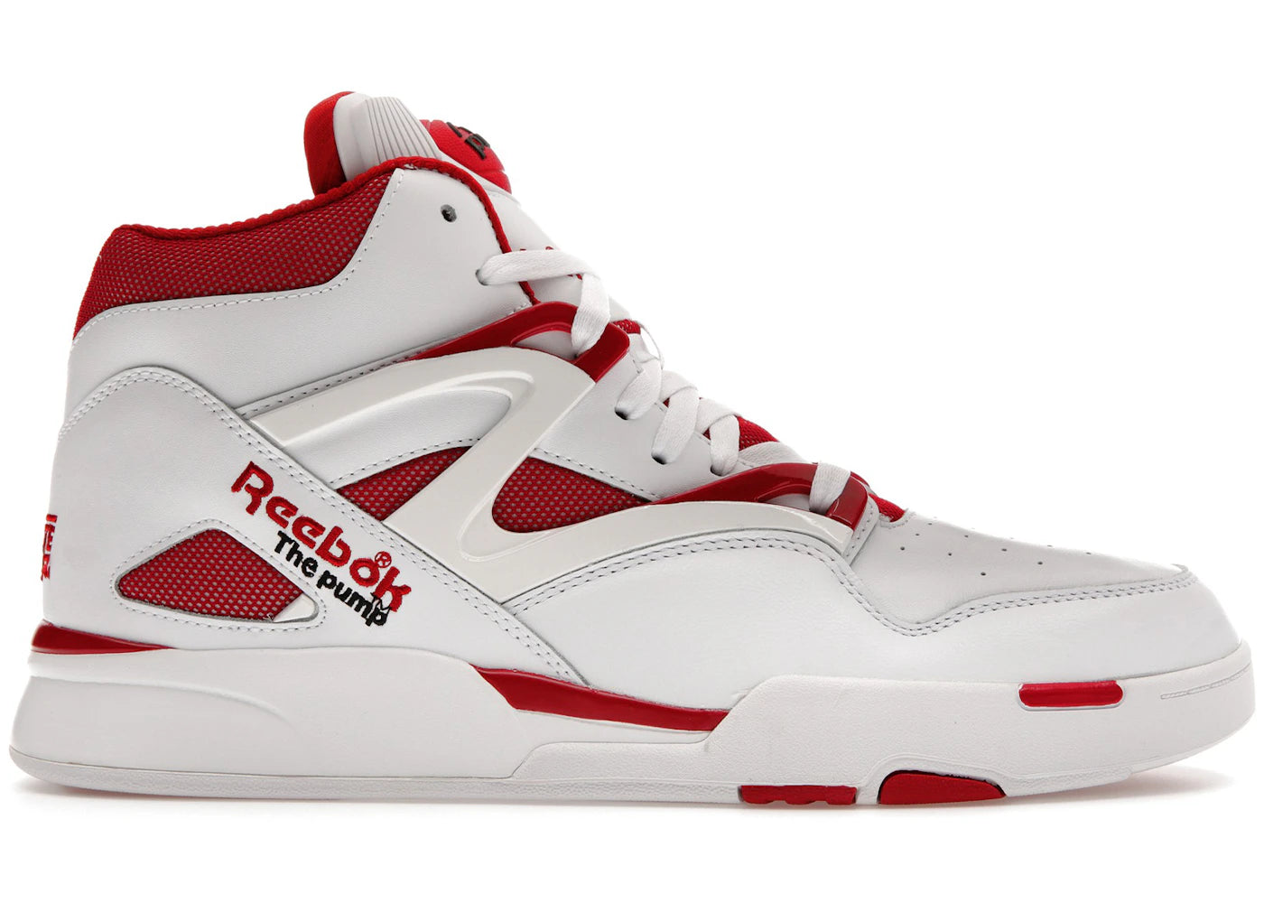 Reebok Pump Omni Zone II-White Vector Red