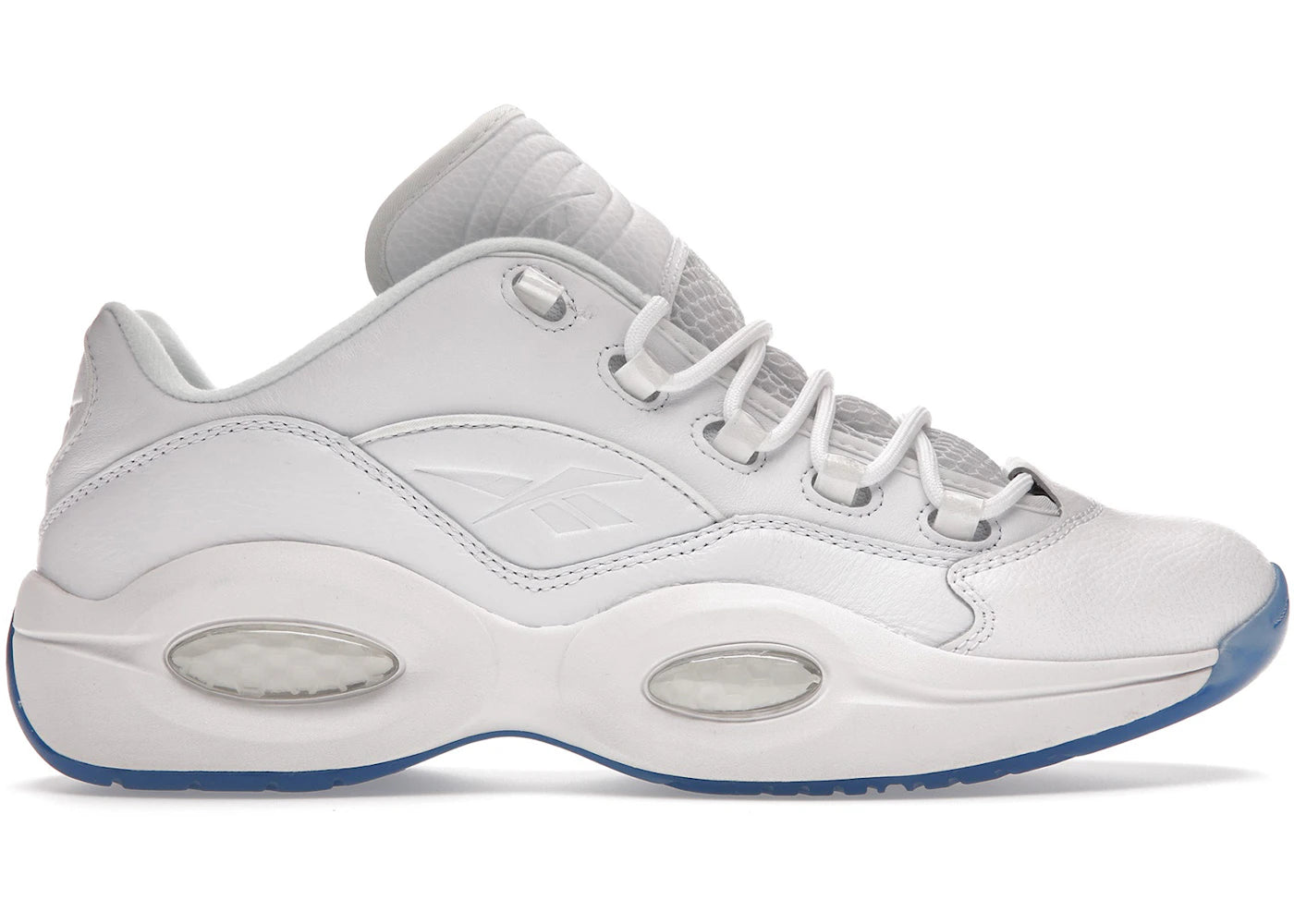 Reebok Question Low-White Clear Blue Semelle