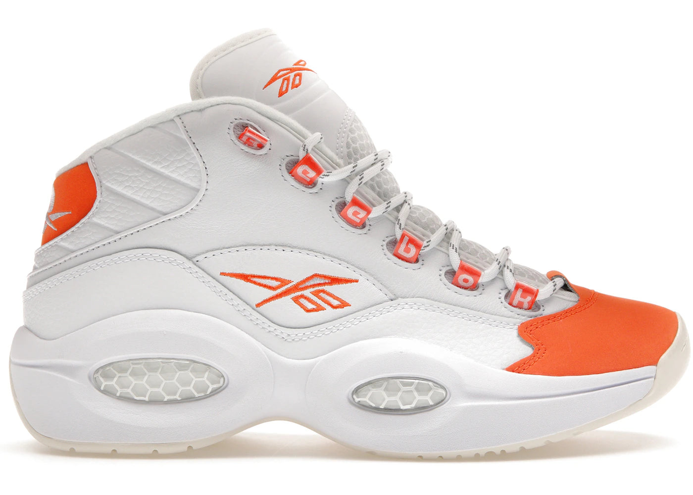 Reebok Question Mid-Orange Toe
